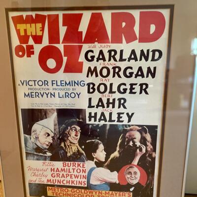 The Wizard of Oz Framed Movie Poster