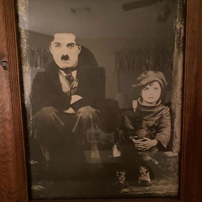 Lot of three Framed Celebrity Prints