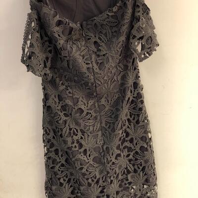 JOA open sleeve strapless lace dress size small 