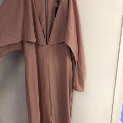 Do+Be open sleeve plunge v neck dress size small