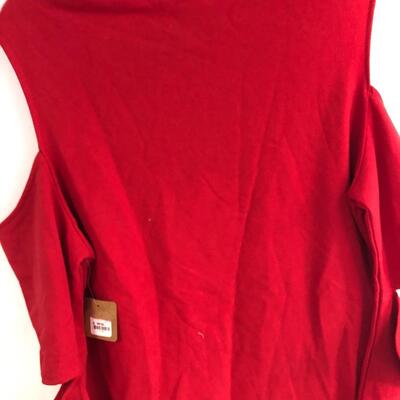 Basik round neck double cut sleeves sweatshirt size small 