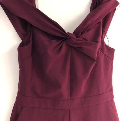 Adelyn Rae sleeveless tie front jumpsuit size medium 