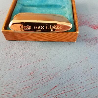 Vintage Noble Gas Cigarette Lighter With Box