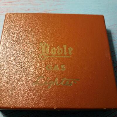 Vintage Noble Gas Cigarette Lighter With Box
