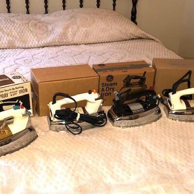 Lot 81 Collection 9 Steam Irons GE Hotpoint 