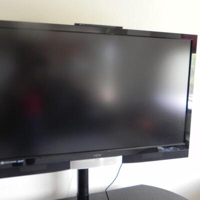 LOT 12  47" VIZEO TELEVISION WITH 3 TIER STAND