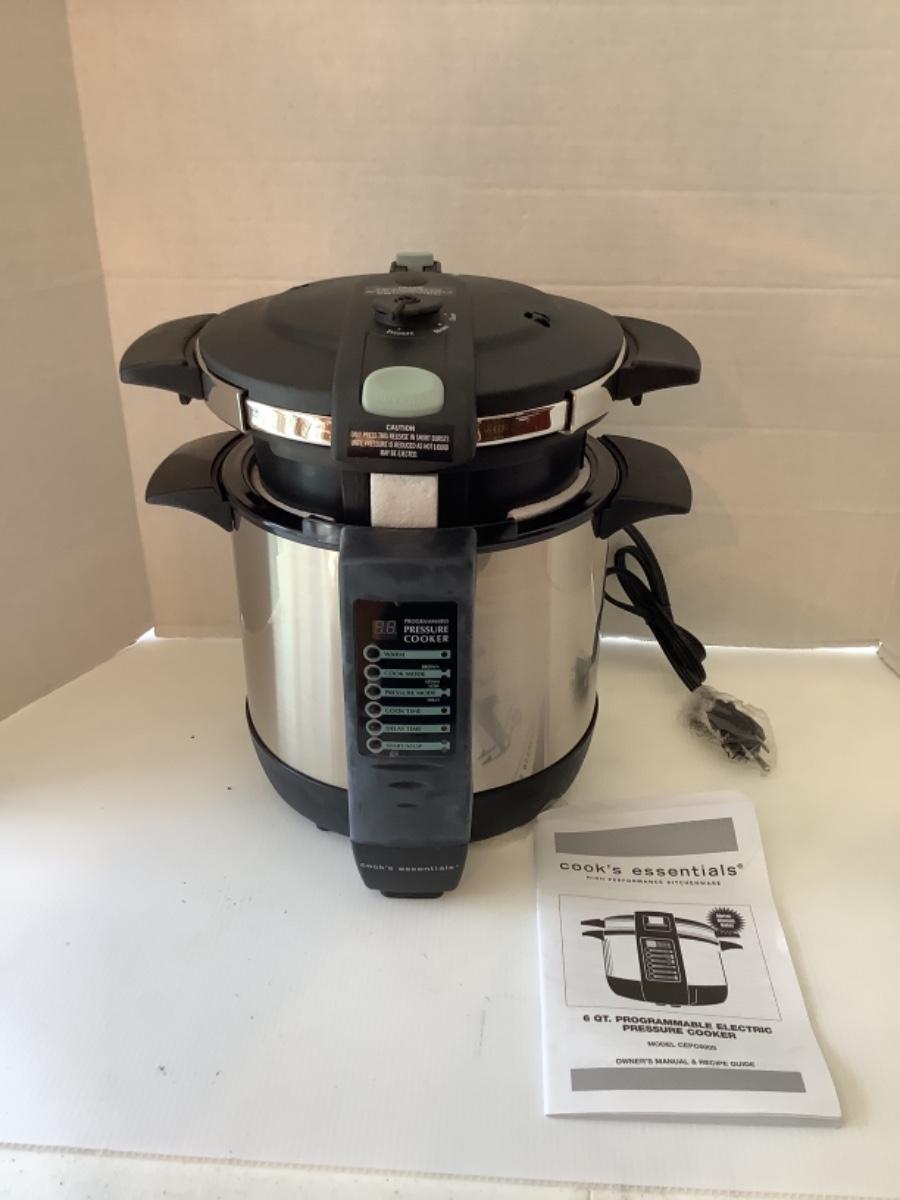 K. 1171. Cook’s Essential Electric Pressure Cooker ( 6 Qt