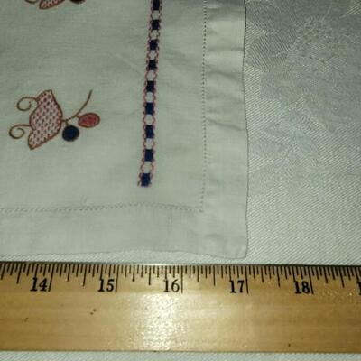 Lot 9: (8) Vintage Needlepoint Napkins or PLACEMATS 