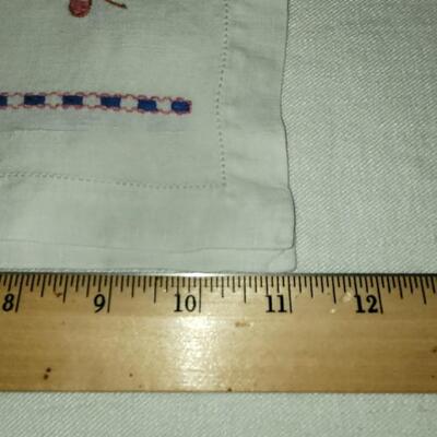 Lot 9: (8) Vintage Needlepoint Napkins or PLACEMATS 