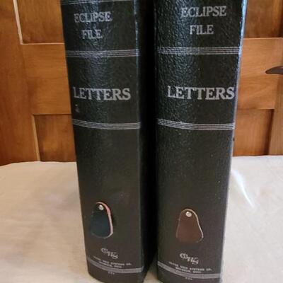 Lot 10: Vintage Eclipse File Letters Boxes (2)