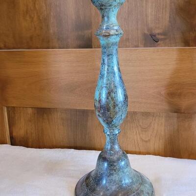 Lot 14: 16" Copper Candleholder