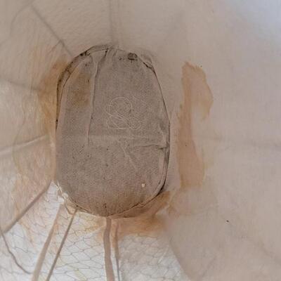 Lot 17: Chicken Wire Laundry Basket with Wood Handles