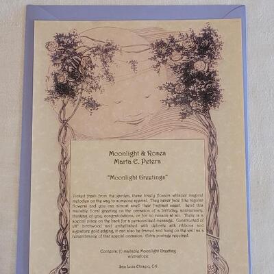 Lot 20: "Moonlight Greetings" by Marta E. Peters