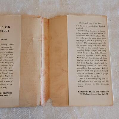 Lot 22: 1947 1st EDITION Miracle on 34th Street by Valentine Davies