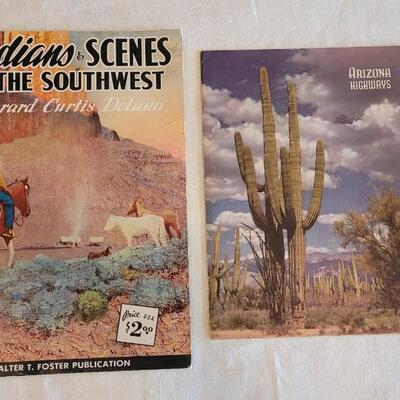 Lot 24: Vintage "Indians and Scenes of the Southwest" and "Arizona Highways" Paperback Books
