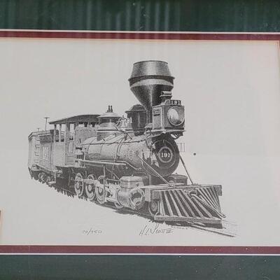 Lot 38: "The Southpark Line" Railroad Art By H.L. Scott III