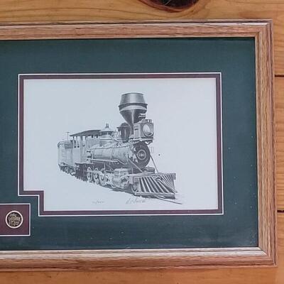 Lot 38: "The Southpark Line" Railroad Art By H.L. Scott III