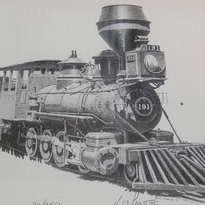 Lot 38: "The Southpark Line" Railroad Art By H.L. Scott III