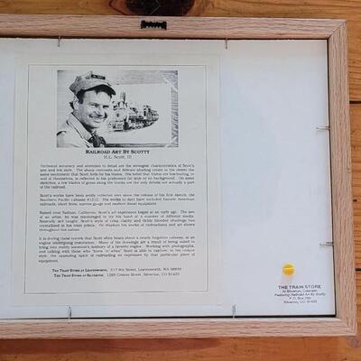 Lot 38: "The Southpark Line" Railroad Art By H.L. Scott III