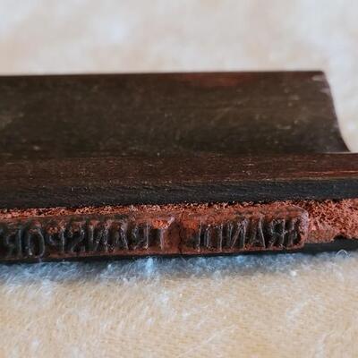 Lot 46: (2) Antique Denver and Rio Grande Railway Express Agency & Grande Express Rubber Stamps 