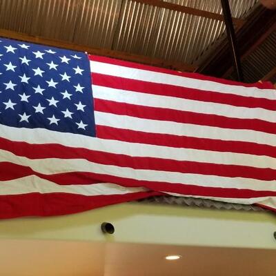 Lot 54: U.S. Flag 5' Ã— 9'5"
