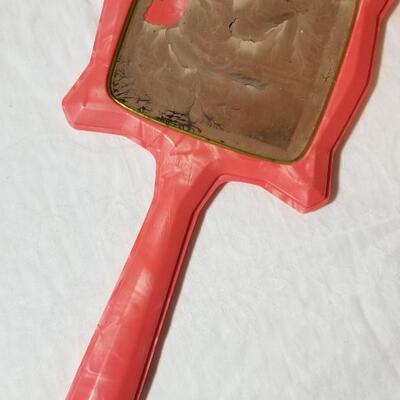 Lot 56: Vintage Hand Mirror (mirror is damaged)