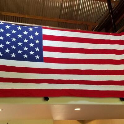 Lot 57: U.S. Flag 57" Ã— 116"