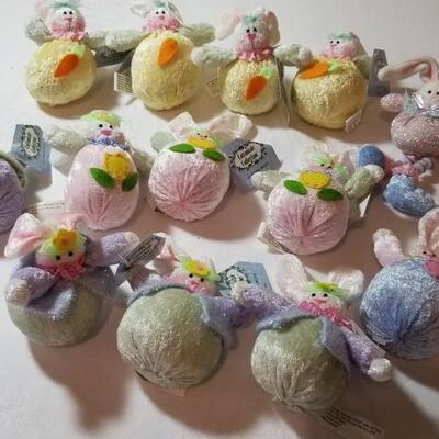 Lot 88: Easter Basket filled With Bunnies
