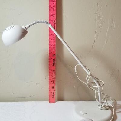 Lot 96: White Adjustable Lamp