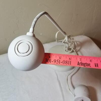 Lot 96: White Adjustable Lamp