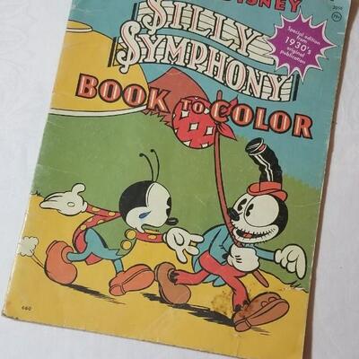 Lot 100: Walt Disney' Silly Symphony Coloring Book