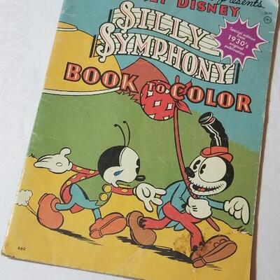 Lot 100: Walt Disney' Silly Symphony Coloring Book