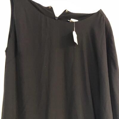 Rubber Ducky long dress one cape shoulder size small
