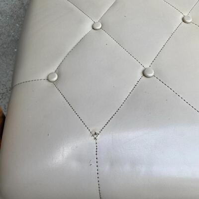Vintage Mid Century Modern Tufted Buttoned High Back Recliner Chair