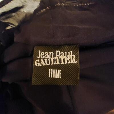 Couture Runway Jean Paul Gaultier Femme silk dress  