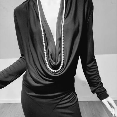 Couture Runway Jean Paul Gaultier Femme silk dress  