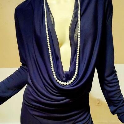 Couture Runway Jean Paul Gaultier Femme silk dress  