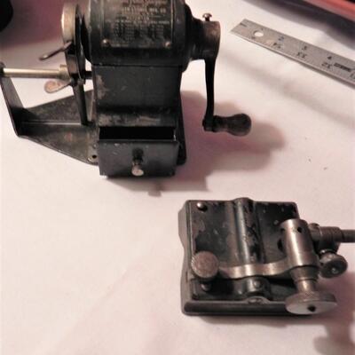 LOT 40 VINTAGE PENCIL SHARPENER & CODER