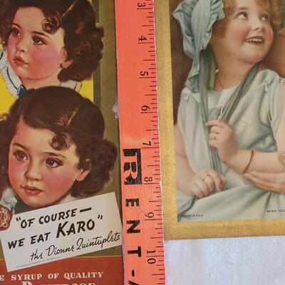 Lot 114: (1) Vintage Print and (2) Vintage Advertisements