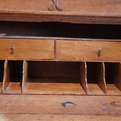 Lot 116: Antique Secretary 