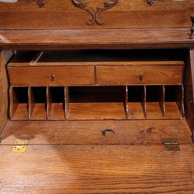 Lot 116: Antique Secretary 