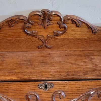 Lot 116: Antique Secretary 