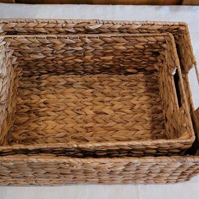 Lot 120: (2) Nesting Baskets