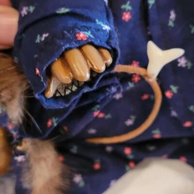 Lot 123: Vintage Alaskan Doll (with ceramic or painted porcelain head)