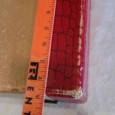 Lot 125: (2) Vintage Small Train Cases