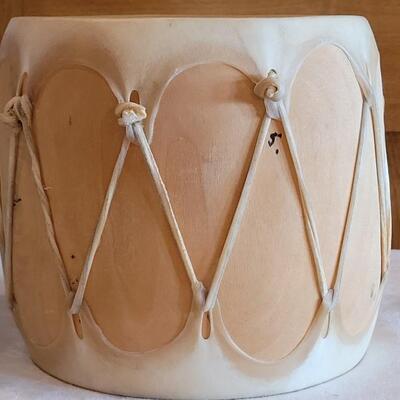 Lot 130: Vintage Wood Drum