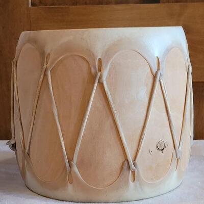 Lot 130: Vintage Wood Drum