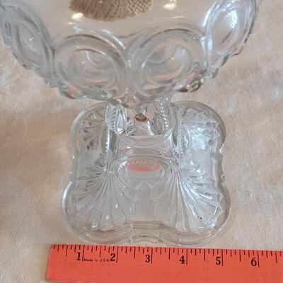 Lot 134: Antique Kerosene Lamp with Tall Chimney 