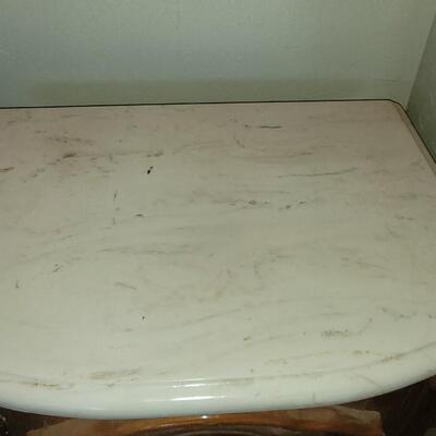 Lot 137: Stanley Furniture Marble Top Side Table #2
