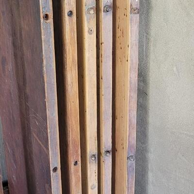 Lot 142: Vintage Claw Foot Dining Table w/ Wood Coaster Wheels includes Multiple Leaves